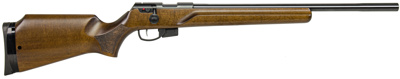 Anschutz 1761L HB MPR .22 LR Rifle - with Hardwood Stock (Left)