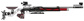 Feinwerkbau (FWB) MOD 800X COMPETITION AIR RIFLE RED/BLACK - (Medium - LEFT Grip)      